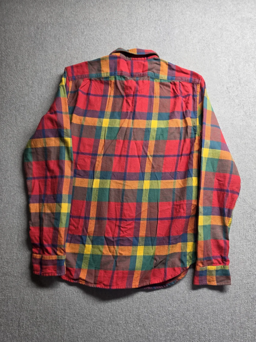 J.Crew Mens Midweight Flannel Workshirt Cotton Size Large